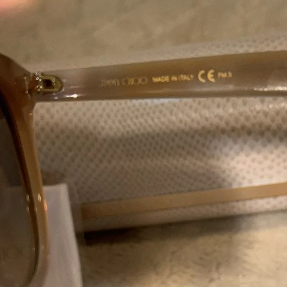 Jimmy Choo CADE/F/S Sunglass with Sparkle gold trim- Brand New Jimmy Choo CADE/F/S Sunglass with Sparkle gold trim- Brand New main image 2